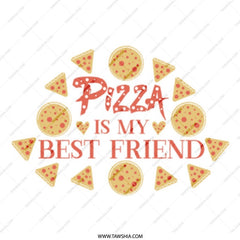 Pizza Is My Best Friend Mug, Funny Foodie Mug, Gift for Pizza Lover, Novelty Coffee Mug, Pizza Addict Gift, Best Friend Gift Mug - Tawshia