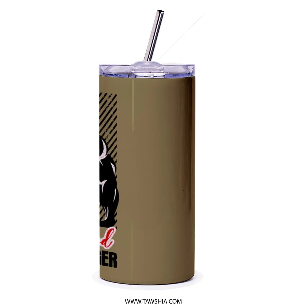 Stylish Retro-Themed Insulated Travel Tumbler Product