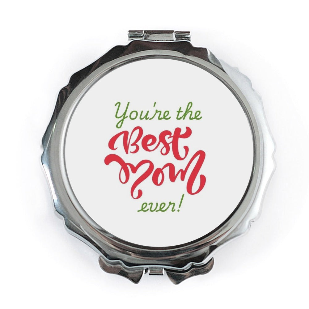 Best Mom Ever Pocket Mirror, Mother's Day Gift, Pocket Mirror for Mom, Mom Gift, Gift for Her, Mom Birthday, Handbag Mirror - Tawshia