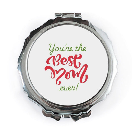 Best Mom Ever Pocket Mirror, Mother's Day Gift, Pocket Mirror for Mom, Mom Gift, Gift for Her, Mom Birthday, Handbag Mirror - Tawshia