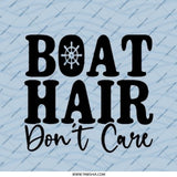 Boat Hair Don't Care Pinback Button, Boating Gift, Nautical Humor, Lake Life, Vacation Souvenir, Funny Accessory, Boat Lover Gift - Tawshia