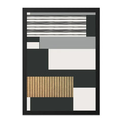 Geometric Abstraction Wall Art, Minimalist Art Print, Modern Home Decor, Contemporary Wall Hanging, Abstract Shapes Artwork - Tawshia