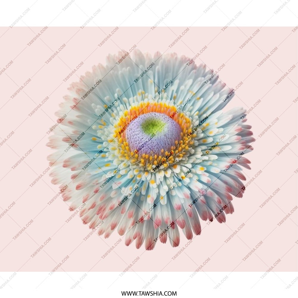 Floral Mouse Pad, Pastel Flower Mousepad, Botanical Desk Decor, Daisy Mouse Pad, Modern Office Decor, Cute Mouse Mat, Gift for Her - Tawshia