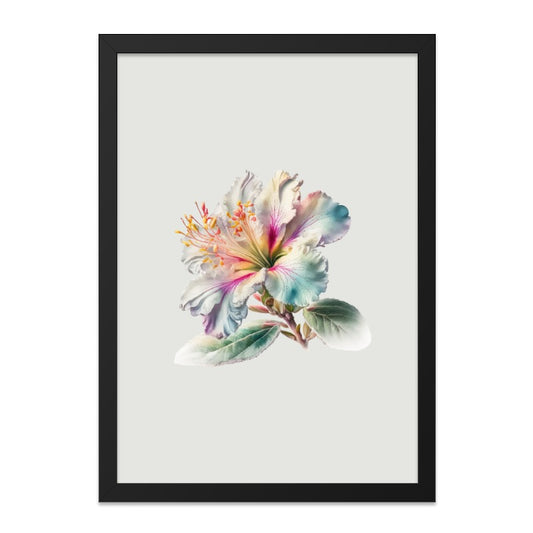 Hibiscus Flower Wall Art, Botanical Print, Floral Artwork, Colorful Home Decor, Nature Inspired Gift, Modern Art Print - Tawshia