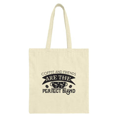 Coffee and Friends Tote Bag, Perfect Blend Design, Funny Coffee Gift, Coffee Lover Bag, Reusable Grocery Bag, Gift for Her - Tawshia