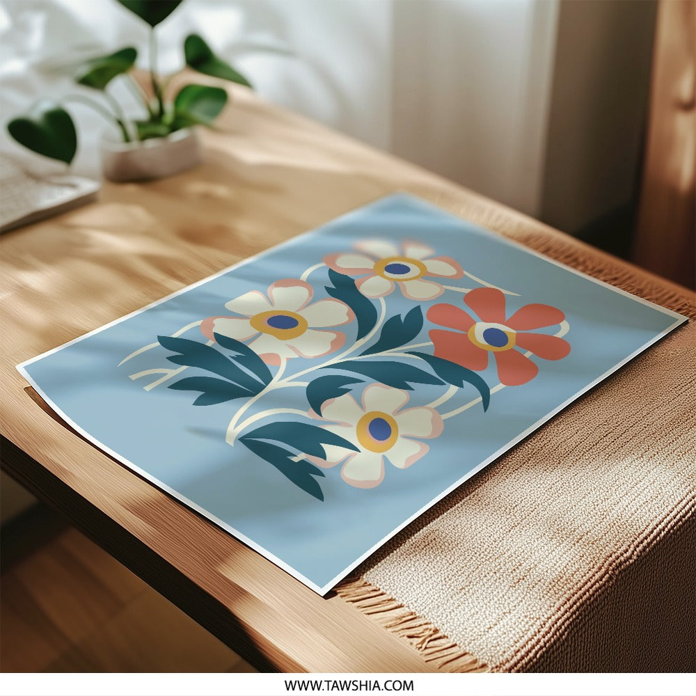 Floral Photographic Print, Flower Art, Botanical Wall Decor, Floral Arrangement, Modern Art, Flower Print, Minimalist Art - Tawshia