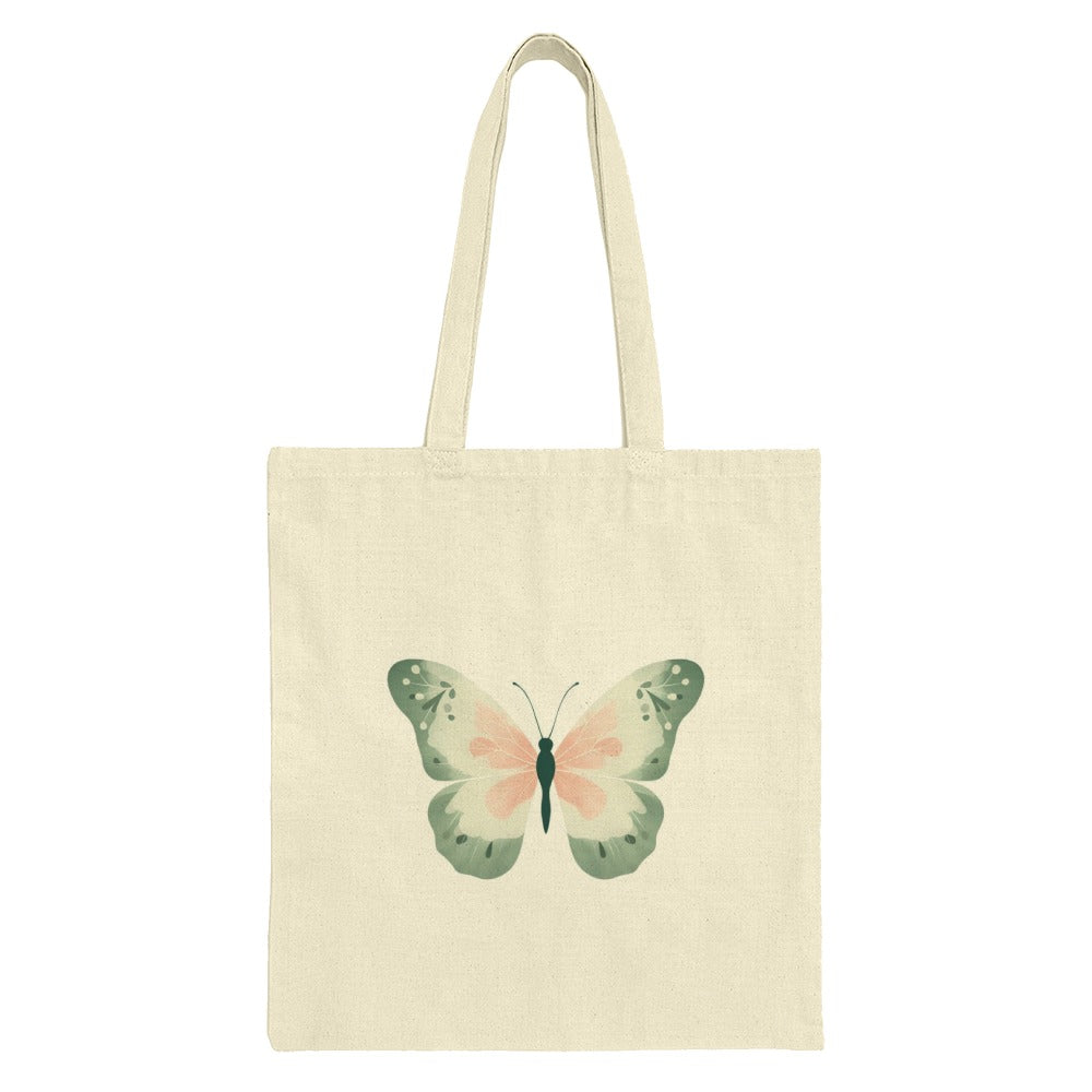 Butterfly Tote Bag, Pastel Colors, Floral Tote Bag, Nature Lover, Unique Gifts, Stylish Carryall, Everyday Tote, Aesthetic Bag - Tawshia