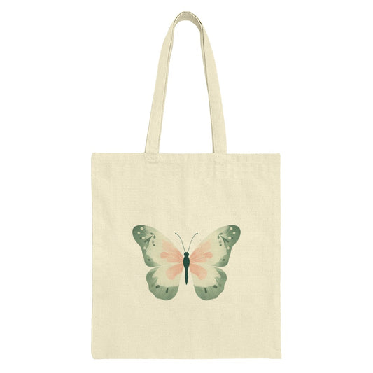 Butterfly Tote Bag, Pastel Colors, Floral Tote Bag, Nature Lover, Unique Gifts, Stylish Carryall, Everyday Tote, Aesthetic Bag - Tawshia