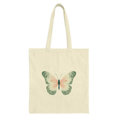 Butterfly Tote Bag, Pastel Colors, Floral Tote Bag, Nature Lover, Unique Gifts, Stylish Carryall, Everyday Tote, Aesthetic Bag - Tawshia