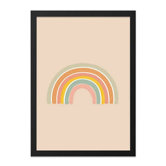 Boho Rainbow Wall Art, Pastel Rainbow Print, Nursery Decor, Kids Room Art, Scandinavian Rainbow Art, Modern Home Decor - Tawshia