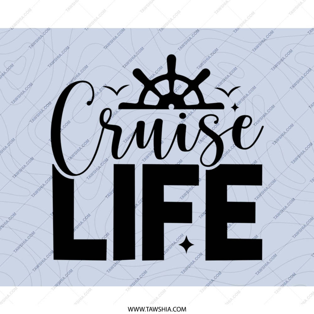 Cruise Life Mouse Pad, Nautical Desk Decor, Boating Lover Gift, Ocean Theme Mousepad, Cruise Ship Wheel, Coastal Office Accessories, Gifts - Tawshia