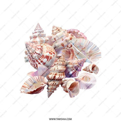 Seashell Pillow, Coastal Decor, Beach House Pillow, Ocean Theme Cushion, Nautical Pillow, Home Decor Pillow, Decorative Pillow - Tawshia