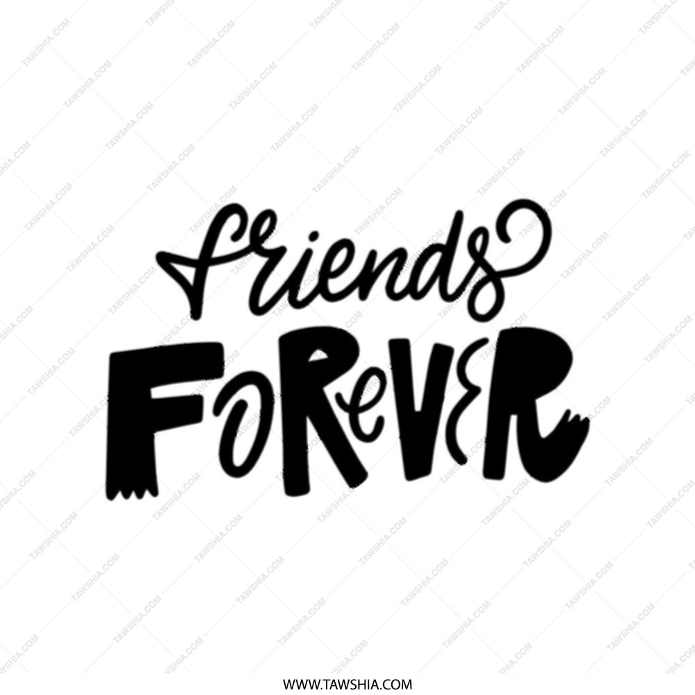 Friends Forever Tote Bag, Best Friends Gift, Friendship Tote, Gift For Her, Cute Tote Bag, Shopping Tote, Everyday Tote, Casual Tote Bag - Tawshia