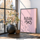 Future Mom Wall Art, Pregnancy Wall Decor, Nursery Print, Baby Shower Gift, New Mom Gift, Expecting Mom Gift, Mom To Be Wall Art - Tawshia