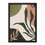 Botanical Wall Art, Abstract Plant Print, Modern Art, Earth Tone Decor, Minimalist Artwork, Living Room Decor - Tawshia