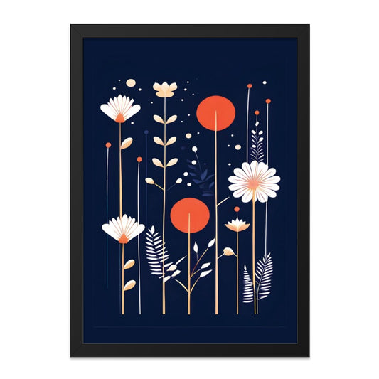 Floral Wall Art, Abstract Flower Print, Botanical Art, Modern Home Decor, Nature Inspired Artwork, Minimalist Wall Decor - Tawshia