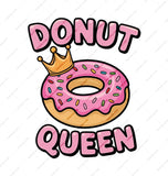 Donut Queen Mug, Funny Foodie Gift, Dessert Lover Mug, Cute Crown Design, Novelty Mug, Coffee Mug, Tea Cup, Gift for Her - Tawshia