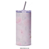 Princess Castle Tumbler, Fairytale Tumbler, Whimsical Castle Design, Gift For Girl, Fantasy Tumbler, Stainless Steel Tumbler - Tawshia