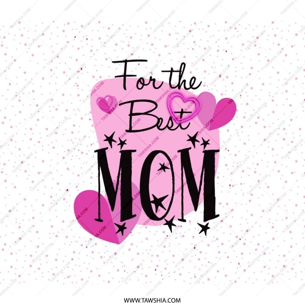 For The Best Mom Backpack, Mother's Day Gift Backpack, Heart Backpack, Star Backpack, Gift For Mom Backpack - Tawshia
