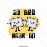 We Can Undo It Tote Bag, Ctrl Z Tote, Funny Tote Bag, Cute Computer Keyboard Tote, Gift for Programmer, Nerdy Bag, Gift for Coder - Tawshia