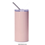Blossom Tree Tumbler, Watercolor Cherry Tree, Springtime Tumbler, Floral Tumbler, Pink Tumbler, Cute Tumbler, Gift Idea, Drinkware - Tawshia