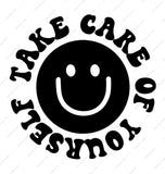 Smiley Face Mug, Take Care Of Yourself Mug, Positive Vibes Mug, Self Care Gift Mug, Happiness Mug, Inspirational Coffee Mug - Tawshia