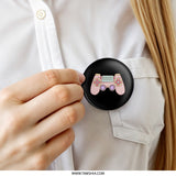 Pink Pastel Controller Pinback Button, Gamer Button Badge, Video Game Lover Gift, Cute Gaming Accessories, Kawaii Game Button - Tawshia
