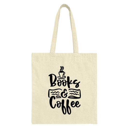 Books and Coffee Tote Bag, Reader Tote, Book Lover Gift, Coffee Addict Bag, Literary Tote Bag, Bookish Tote, Library Bag, Gift For Her - Tawshia