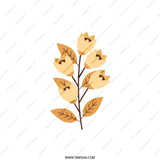 Floral Branch Pillow, Decorative Throw Pillow, Accent Pillow, Home Decor Pillow, Modern Pillow, Flower Design Pillow - Tawshia