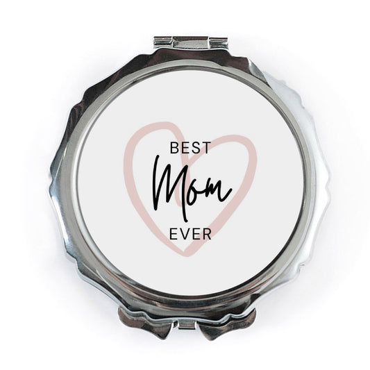 Best Mom Ever Pocket Mirror, Mothers Day Gift, Mom Birthday Present, Gift for Her, Cute Mom Gift, Makeup Mirror, Mom Appreciation - Tawshia