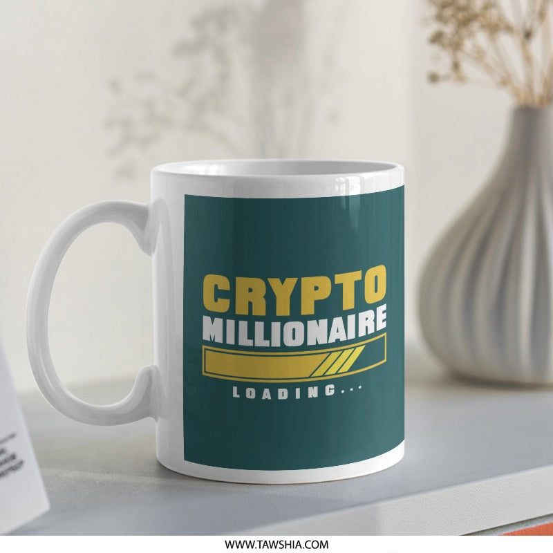 Crypto Millionaire Loading Graphic Mug product