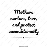 Mothers Love Pillow, Mom Gift Pillow, Nurture Pillow, Mothers Day Pillow, Sentimental Pillow, Home Decor Pillow, Decorative Pillow - Tawshia