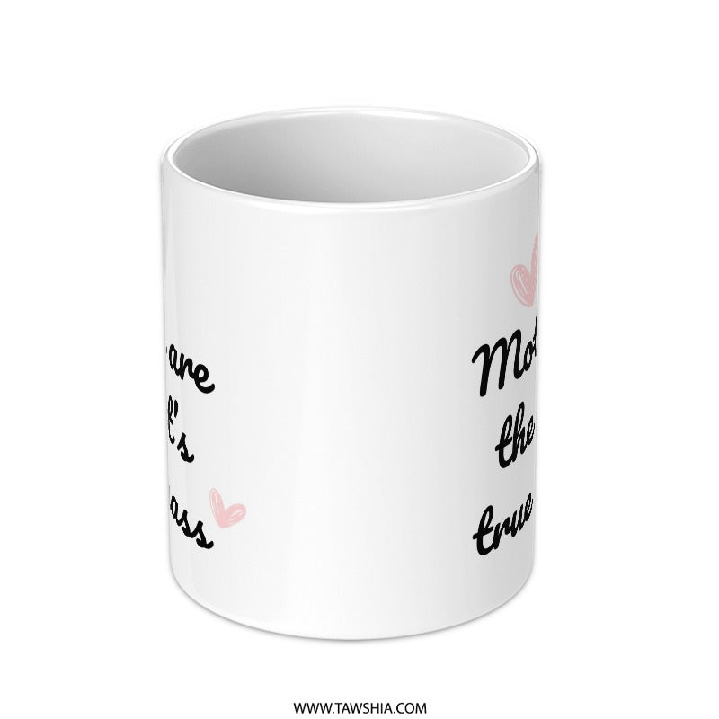Mothers True Compass Mug, Mom Gift, Mothers Day Gift, Heart Mug, Quote Mug, Mothers Day Mug, Coffee Mug, Unique Gift - Tawshia