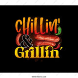 Chillin and Grillin Backpack, Food Lover Backpack, Barbecue Party Backpack, Fun Backpack, Travel Backpack, Unique Backpack - Tawshia
