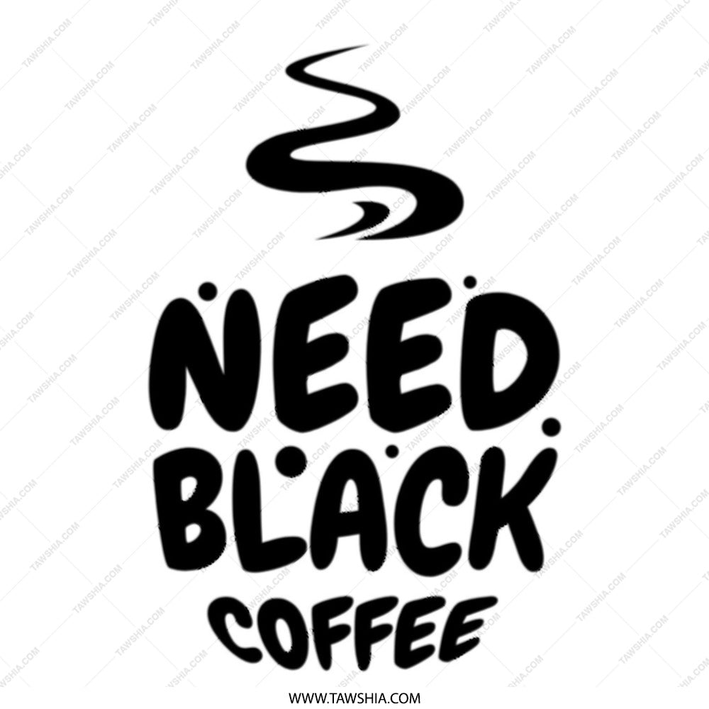 Need Black Coffee Tote Bag, Funny Coffee Lover Gift, Caffeine Addict Shopping Bag, Dark Roast Fan Tote, Coffee Quote Reusable Bag - Tawshia