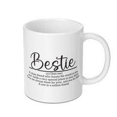 Bestie Mug, Best Friend Gift, Definition Mug, Friendship Mug, Gift for Bestie, Best Friend Mug Gift, Long Distance Friendship - Tawshia
