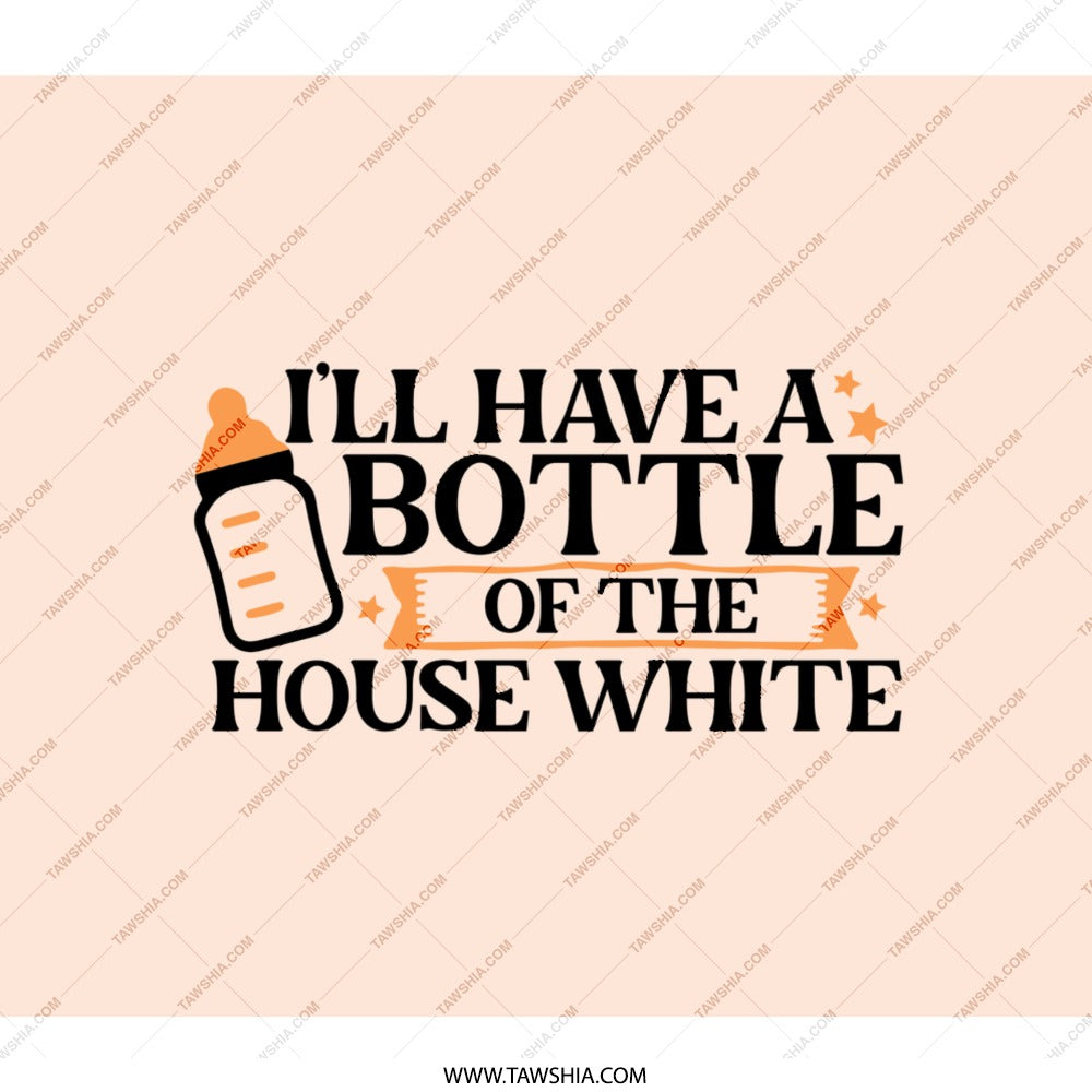 House White Wine Funny Backpack, Wine Lover, Mom Life, Humor, Travel, Gift for Wine Mom, I'll Have A Bottle Backpack, Gift for Women - Tawshia