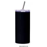 Floral Car Tumbler, Vintage Auto, Unique Drinkware, Gift Idea, Classic Car Art, Stylish Tumbler, Personalized Gift, Travel Tumbler - Tawshia