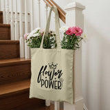 Flower Power Graphic Tote Bag product type