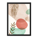 Abstract Leaves Wall Art, Modern Shapes Print, Botanical Home Decor, Minimalist Art Print, Tropical Wall Decor, Contemporary Art - Tawshia