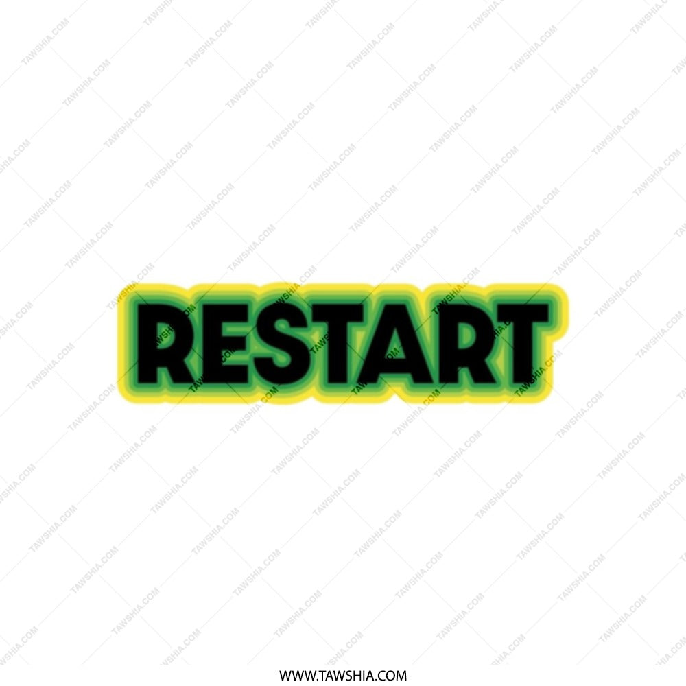 Restart Tote Bag, Motivational Bag, Positive Vibes, Graphic Tote, Everyday Carryall, Durable Shopper, Stylish Tote Bag, Reusable Gift - Tawshia