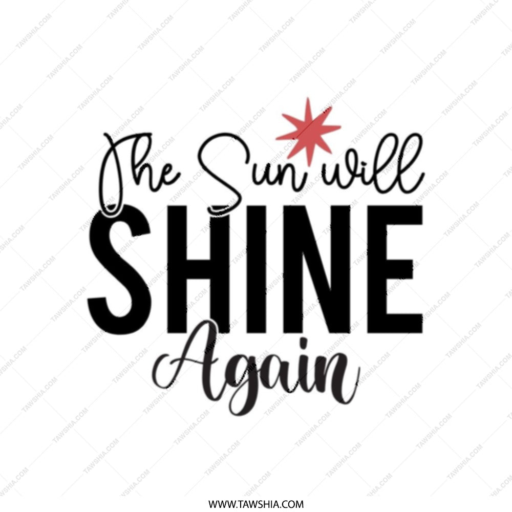 Shine Again Tote Bag, Motivational Quote, Positive Vibes Gift, Everyday Carry Bag, Trendy Tote Bag, Gift for Her, Encouragement Present - Tawshia