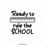 Rule The School Pocket Mirror, Back to School Gift, Student Accessory, School Spirit, Teacher Gift, Student Gift, Pocket Mirror - Tawshia