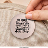Funny Sisters Pinback Button, Best Friend Gift, Sister Gift, Sisterhood, Mothers Day Pin, Sister Saying Button, Gift for Bestie - Tawshia