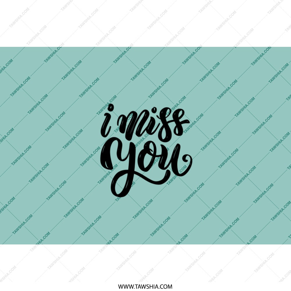 I Miss You Tumbler, Friendship Gift, Long Distance, Missing You Gift, Thinking of You, Care Package, Bereavement Gift, Sympathy Gift - Tawshia