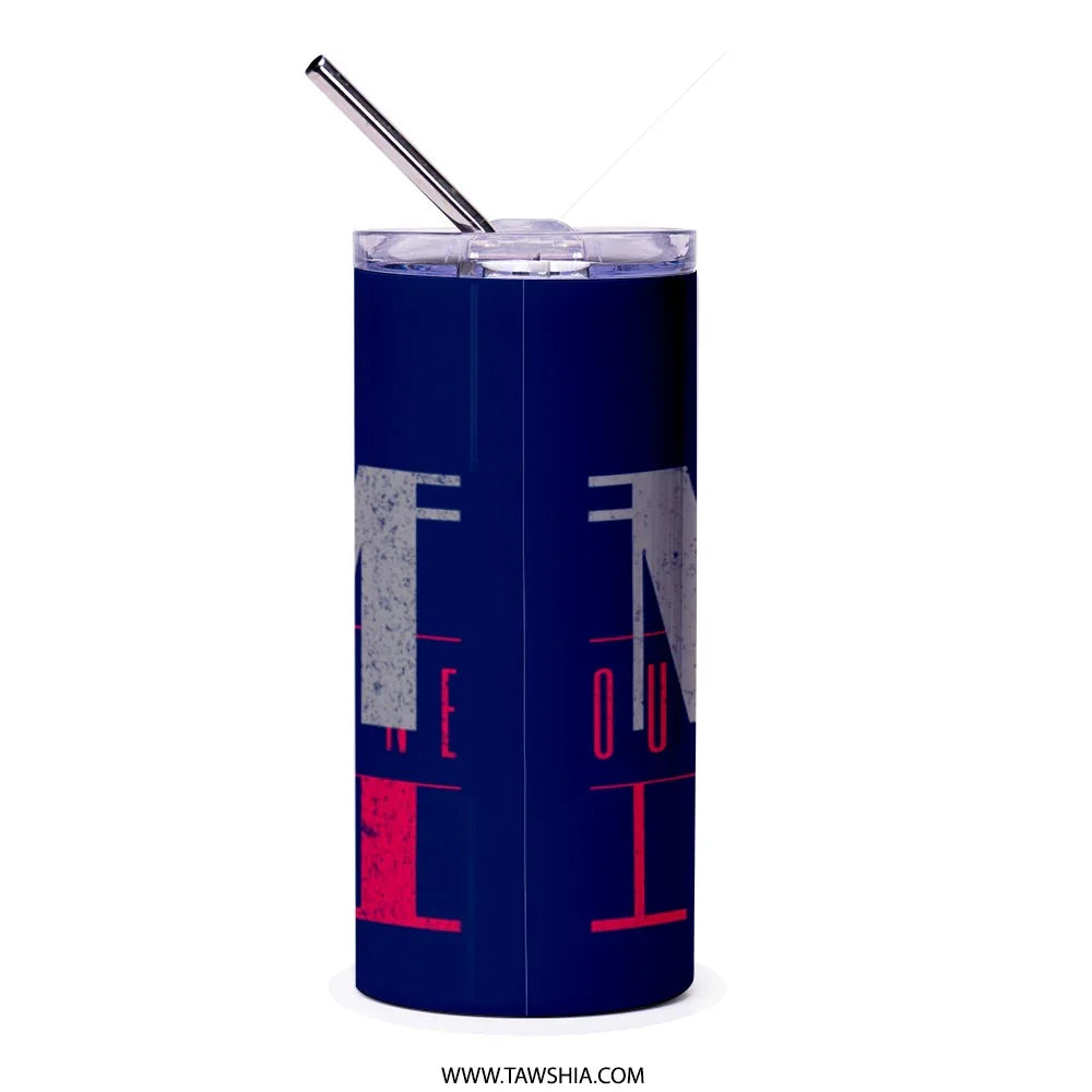Stylish Navy and Red Tumbler Drinkware Product Type
