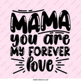 Mama Forever Love Pinback Button, Mothers Day Gift, Mom Appreciation, Trendy Pin, Best Mom Ever, Cute Gift for Mothers, Pink - Tawshia