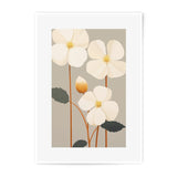 White Anemone Photographic Print, Floral Wall Art, Botanical Photo, Flower Photography, Elegant Home Decor, Nature Inspired Art Print - Tawshia