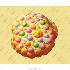 Cookie MousePad, Colorful Cookie, Sweet Treat Mouse Pad, Food Lover Gift, Dessert Art, Office Decor, Cute Mousepad, Playful Design - Tawshia