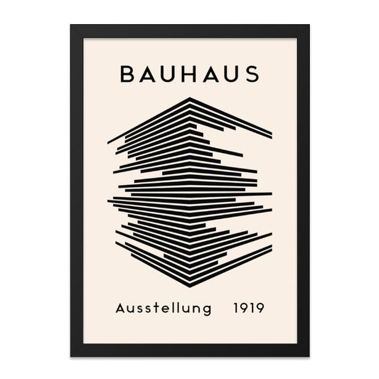Bauhaus Wall Art, Ausstellung 1919 Print, Geometric Poster, Minimalist Art, Modern Home Decor, Architecture Wall Decor - Tawshia